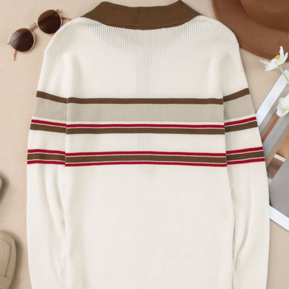 💜 New Ribbed Henley - Picture 6 of 11